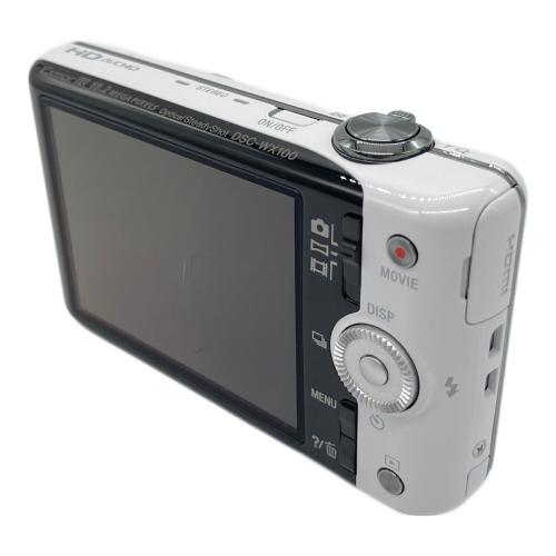 SONY (ソニー) コンパクトデジタルカメラ CYBER-SHOT DSC-WX100 ホワイト