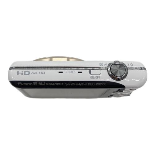 SONY (ソニー) コンパクトデジタルカメラ CYBER-SHOT DSC-WX100 ホワイト