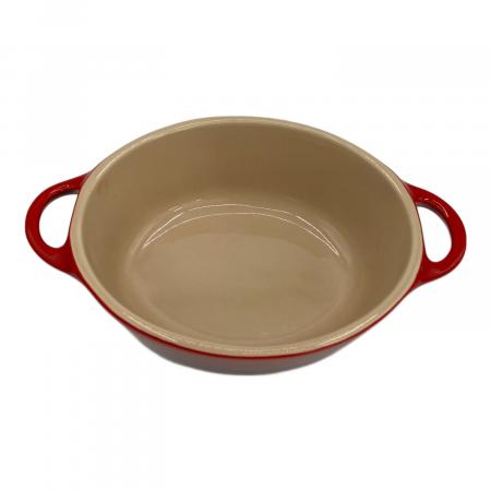LE CREUSET (ルクルーゼ) 両手鍋 ココット・オーバル 17cm レッド