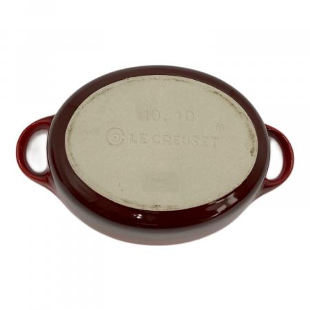 ル・クルーゼ　オレンジブロッサム　ココットオーバル　17cm　両手鍋　新品未使用 LE CREUSET (ルクルーゼ) 両手鍋 ココット・オーバル 17cm レッド