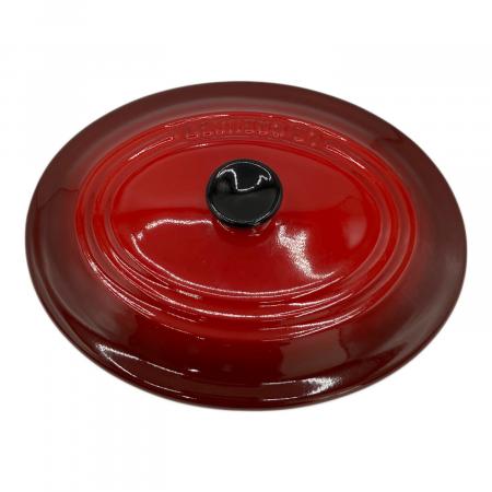 LE CREUSET (ルクルーゼ) 両手鍋 ココット・オーバル 17cm レッド