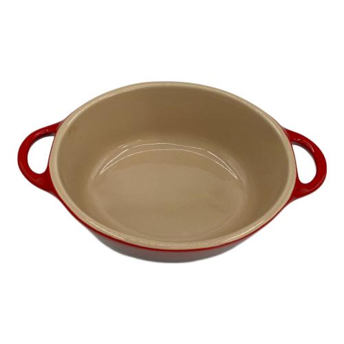 LE CREUSET (ルクルーゼ) 両手鍋 ココット・オーバル 17cm レッド