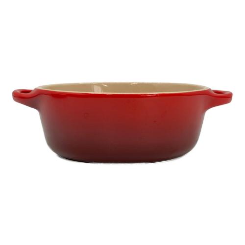 LE CREUSET (ルクルーゼ) 両手鍋 ココット・オーバル 17cm レッド