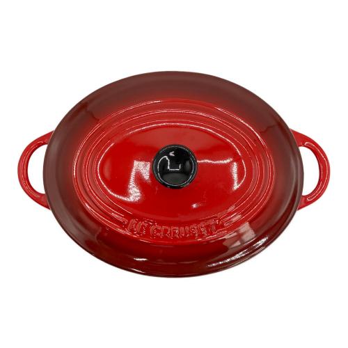 LE CREUSET (ルクルーゼ) 両手鍋 ココット・オーバル 17cm レッド