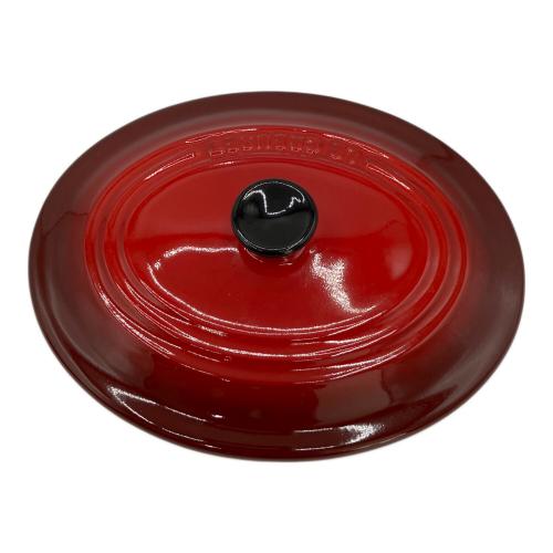 LE CREUSET (ルクルーゼ) 両手鍋 ココット・オーバル 17cm レッド