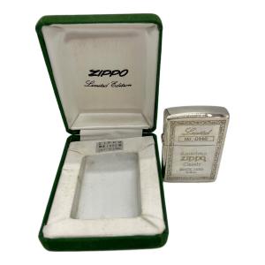 ZIPPO (ジッポ) オイルライター シルバー 10ミクロン 限定品 146/1000