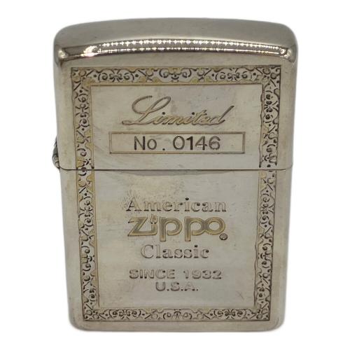 ZIPPO (ジッポ) オイルライター シルバー 10ミクロン 限定品 146/1000