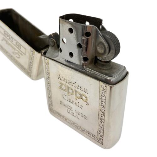 ZIPPO (ジッポ) オイルライター シルバー 10ミクロン 限定品 146/1000