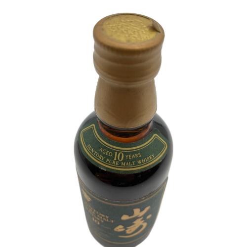 サントリー 山崎 ジャパニーズウィスキー 10年 グリーンラベル 50ml