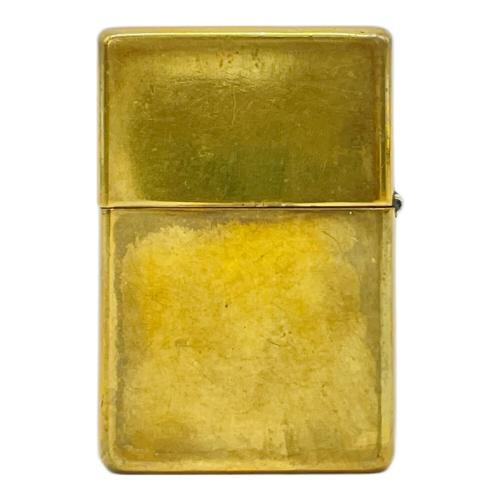 ZIPPO (ジッポ) オイルライター 2002年製 1月 ゴールドカラー