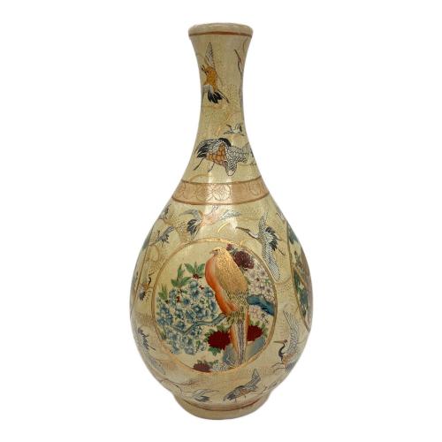 栄盛窯 龍山作 (エイサイガマ) 花瓶 薩摩焼