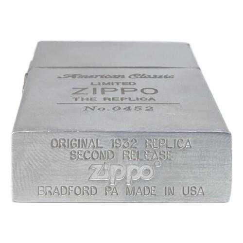 ZIPPO (ジッポ) オイルライター LIMITED zippo THE REPLICA 1932 SECOND RELEASE