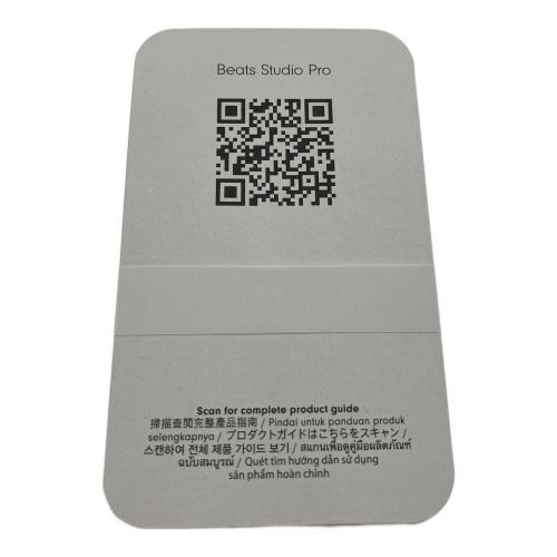beats (ビーツ) ワイヤレスヘッドホン MQTR3PA/A Sandstone Beats Studio Pro