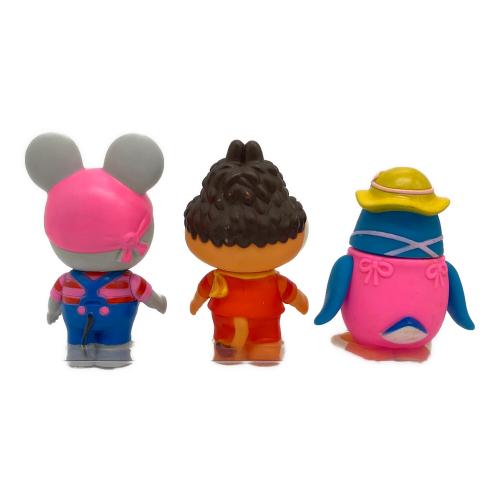 にこにこぷん じゃじゃまる・ぴっころ・ぽろり 笛入り ソフビ 3体セット レトロホビー