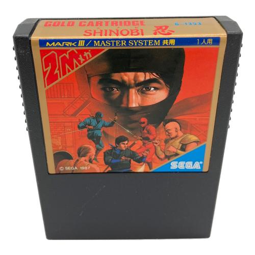 SEGA SINOBI 忍 ゲームソフト SEGA MARKⅢ/MASTER SYSTEM共用