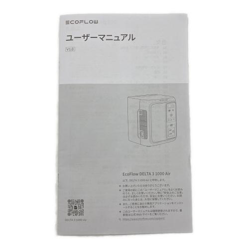 ECOFLOW (エコフロー) ポータブル電源 EF-DL3-A EcoFlow DELTA 3 1000 Air