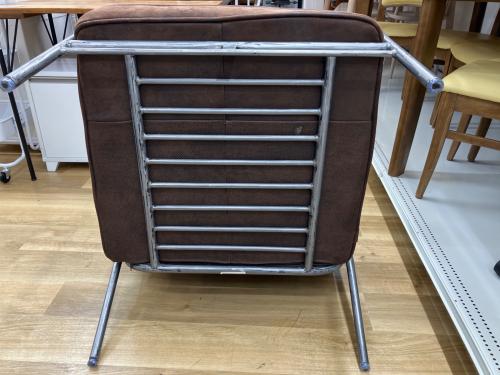 journal standard Furniture (ジャーナルスタンダードファニチャー) 1人掛けソファー ブラウン×シルバー LAVAL 1P SOFA