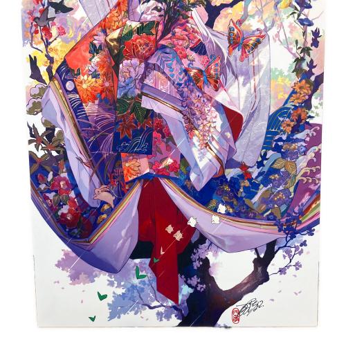 藤ちょこ 四季織りの着物 藤色巡り ポスター