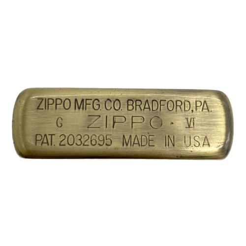 ZIPPO (ジッポ) オイルライター ブラス（真鍮）
