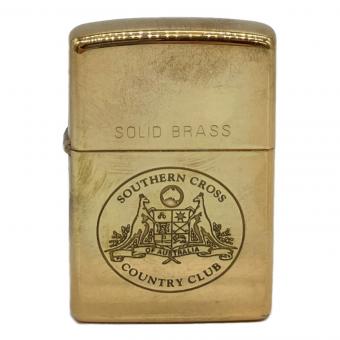 ZIPPO (ジッポ) オイルライター 1993 ゴールドカラー ソリッドブラス(真鍮無垢)