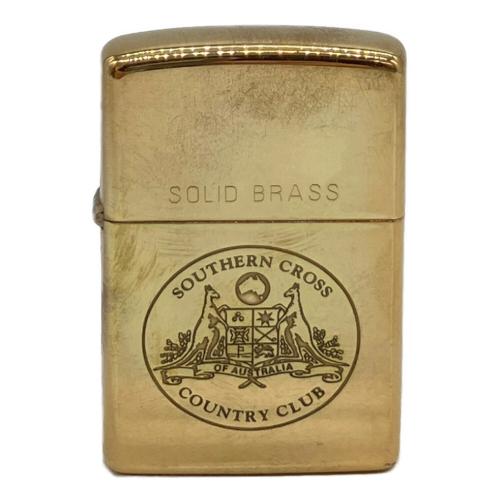 ZIPPO (ジッポ) オイルライター 1993 ゴールドカラー ソリッドブラス(真鍮無垢)