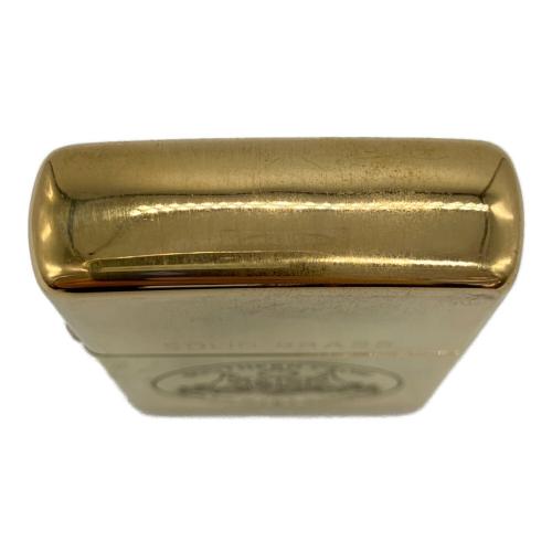 ZIPPO (ジッポ) オイルライター 1993 ゴールドカラー ソリッドブラス(真鍮無垢)