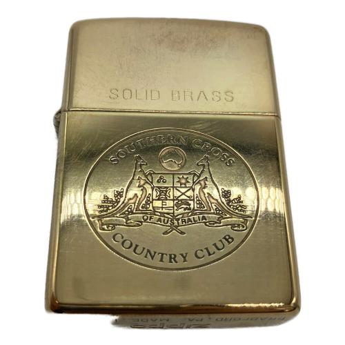 ZIPPO (ジッポ) オイルライター 1993 ゴールドカラー ソリッドブラス(真鍮無垢)