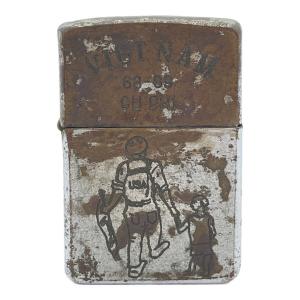 ZIPPO (ジッポ) オイルライター VIETNAM 68-69 CU CHI ブラス (真鍮) 1968年製