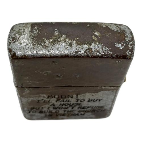 ZIPPO (ジッポ) オイルライター VIETNAM 68-69 CU CHI ブラス (真鍮) 1968年製