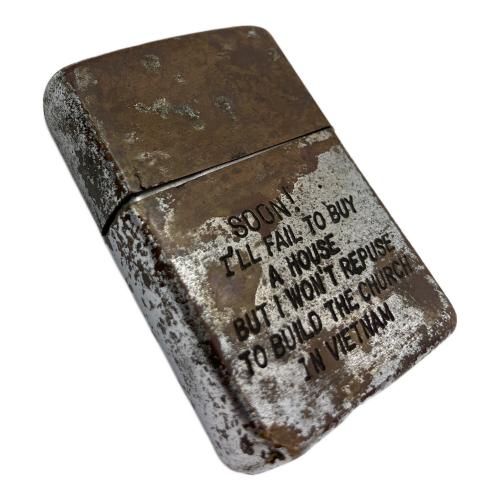 ZIPPO (ジッポ) オイルライター VIETNAM 68-69 CU CHI ブラス (真鍮) 1968年製