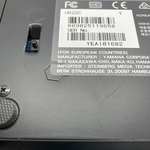 steinberg (スタインバーグ) USBオーディオインターフェース UR22C