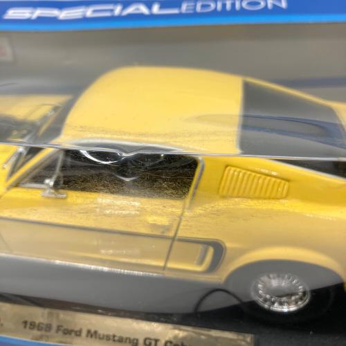 Maisto (マイスト) 1968 Ford Mustang GT Cobra Jet イエロー 1/18 スペシャルエディション ダイキャストカー