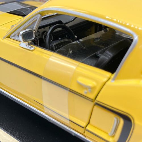 Maisto (マイスト) 1968 Ford Mustang GT Cobra Jet イエロー 1/18 スペシャルエディション ダイキャストカー