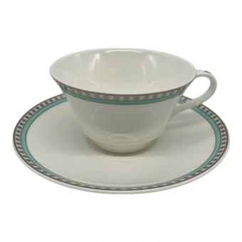 TIFFANY & Co. (ティファニー) カップ＆ソーサー プラチナブルーバンド