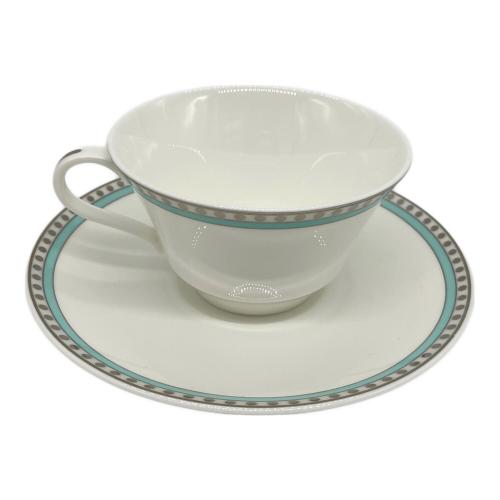 TIFFANY & Co. (ティファニー) カップ＆ソーサー プラチナブルーバンド