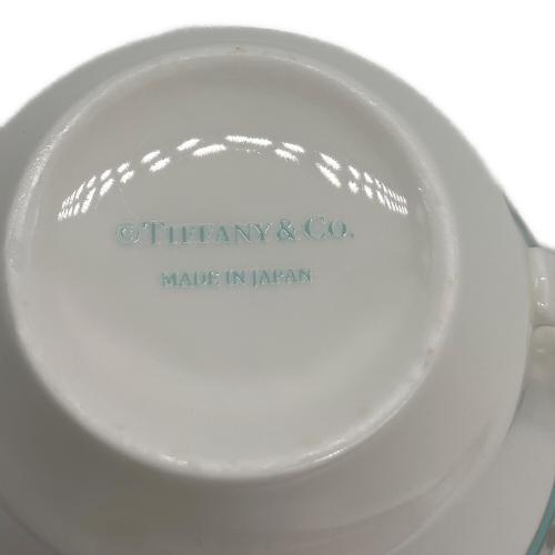 TIFFANY & Co. (ティファニー) カップ＆ソーサー プラチナブルーバンド
