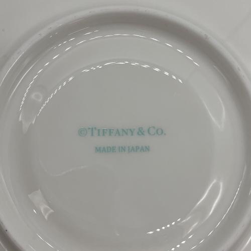TIFFANY & Co. (ティファニー) カップ＆ソーサー プラチナブルーバンド