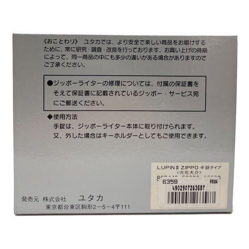 ZIPPO (ジッポ) オイルライター 1997年 ルパン三世30周年アニバーサリー 次元大介モデル