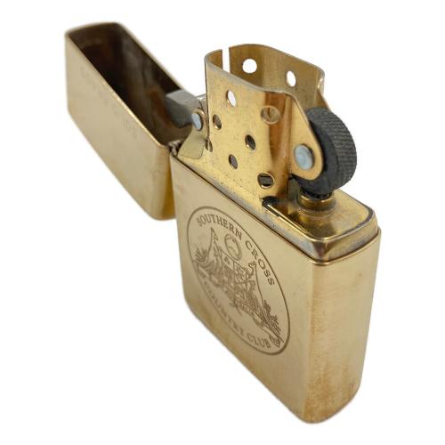 ZIPPO (ジッポ) オイルライター 1993年製 SOLID BRASS(真鍮無垢) サザンクロスカントリークラブ