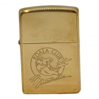 ZIPPO (ジッポ) オイルライター 1993年製 SOLID BRASS(真鍮無垢) KOALA・CLUB