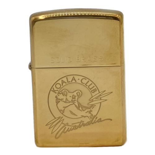 ZIPPO (ジッポ) オイルライター 1993年製 SOLID BRASS(真鍮無垢) KOALA・CLUB