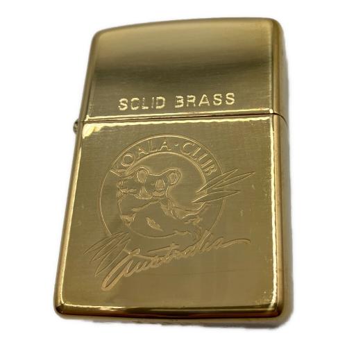 ZIPPO (ジッポ) オイルライター 1993年製 SOLID BRASS(真鍮無垢) KOALA・CLUB