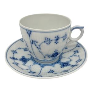 ROYAL COPENHAGEN (ロイヤル・コペンハーゲン) カップ＆ソーサー ブルーフルーテッド・プレイン