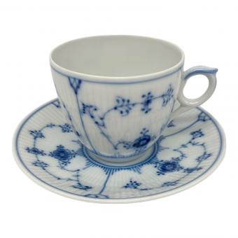 ROYAL COPENHAGEN (ロイヤル・コペンハーゲン) カップ＆ソーサー ブルーフルーテッド・プレイン
