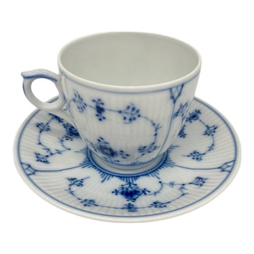 ROYAL COPENHAGEN (ロイヤル・コペンハーゲン) カップ＆ソーサー ブルーフルーテッド・プレイン