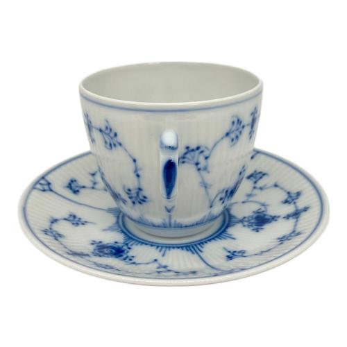 ROYAL COPENHAGEN (ロイヤル・コペンハーゲン) カップ＆ソーサー ブルーフルーテッド・プレイン