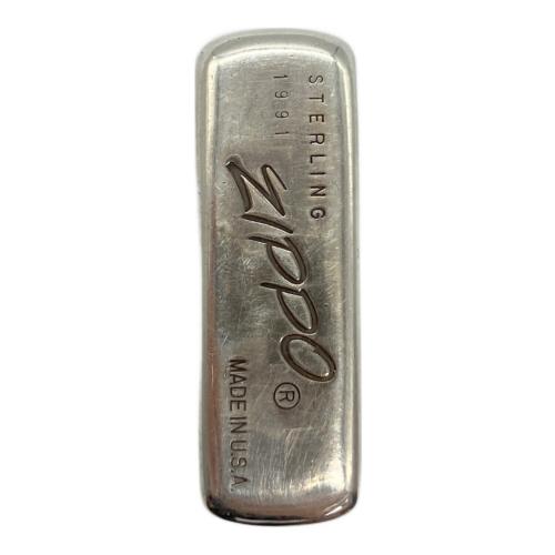 ZIPPO (ジッポ) オイルライター スターリングシルバー 1991年 USA製