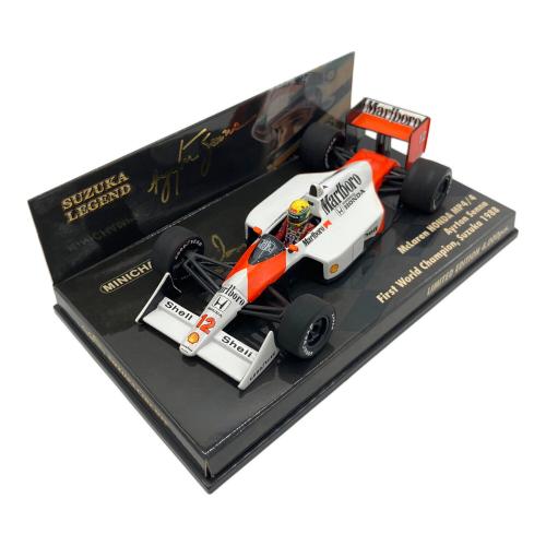 MINICHAMPS (ミニチャンプス) McLaren HONDA MP4/4 #12 ワールドチャンピオン A.セナ 1988 Suzuka 4000台限定 ミニカー