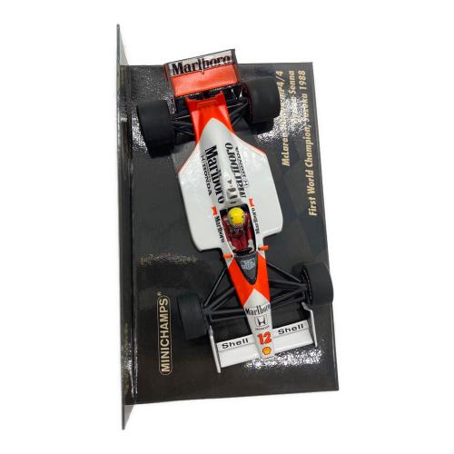 MINICHAMPS (ミニチャンプス) McLaren HONDA MP4/4 #12 ワールドチャンピオン A.セナ 1988 Suzuka 4000台限定 ミニカー