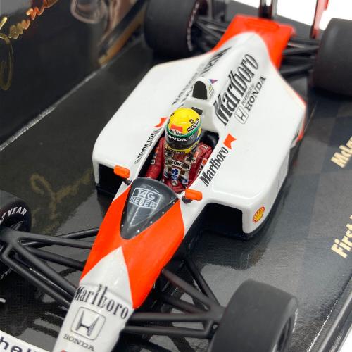 MINICHAMPS (ミニチャンプス) McLaren HONDA MP4/4 #12 ワールドチャンピオン A.セナ 1988 Suzuka 4000台限定 ミニカー